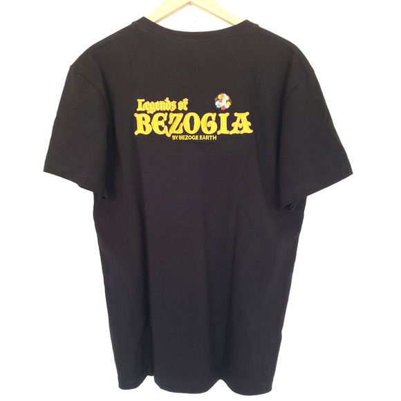 Legends of Bezogia SIZE XL Mens Unisex Short Sleeve Black Shirt Bezoge Earth - Picture 4 of 9